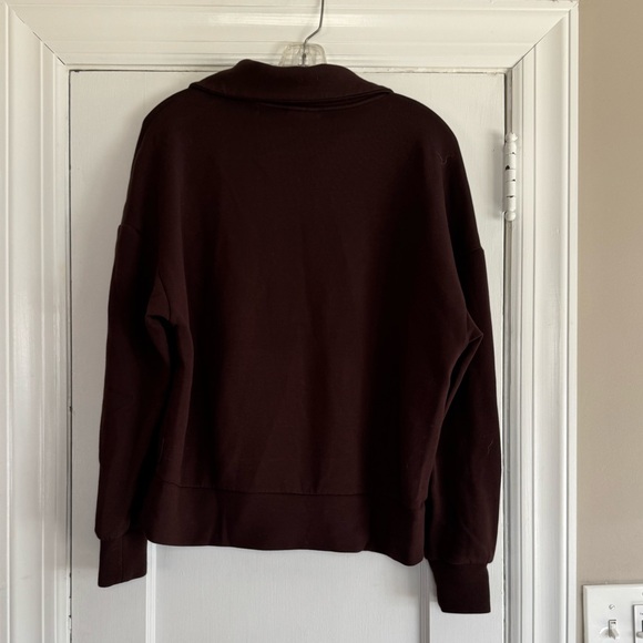 Varley Keller Half Zip Pullover in Coffee Bean NWOT - Picture 11 of 11